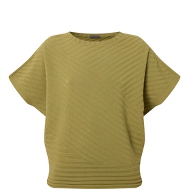 Diagonal Ribbed Sweater