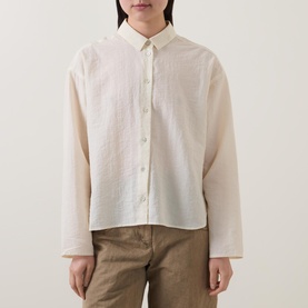 Textured Cropped Blouse