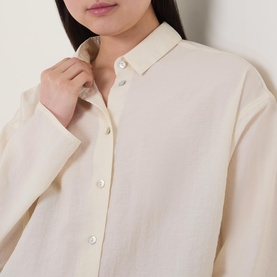 Textured Cropped Blouse