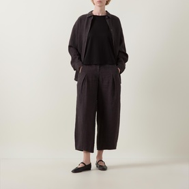 Cropped Tapered Trousers