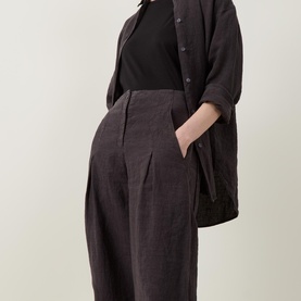 Cropped Tapered Trousers