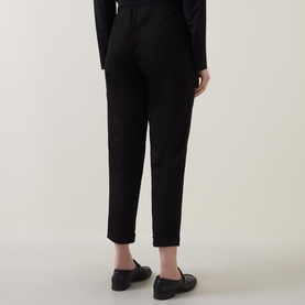 Cropped Straight Leg Trousers