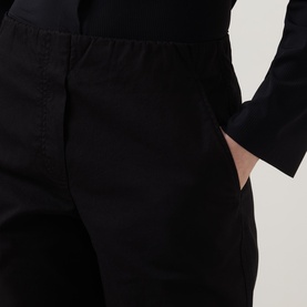 Cropped Straight Leg Trousers