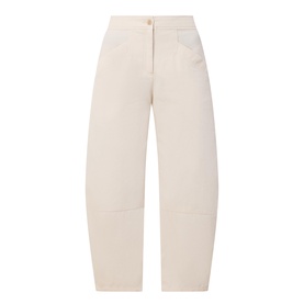 Cropped Barrel Leg Jeans