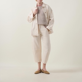 Cropped Barrel Leg Jeans