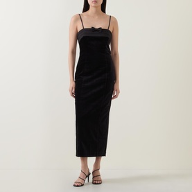 Quincy Bow Detail Fitted Dress