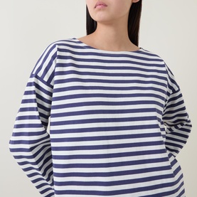 Haisley Striped Long-Sleeved Top