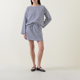 Haisley Striped Long-Sleeved Top