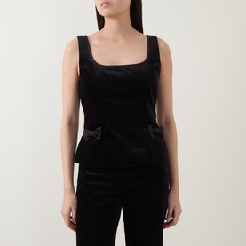 Quincy Bow Detail Top