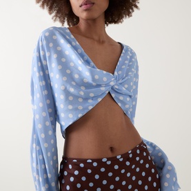 Tillie Polka Dot Crop Top