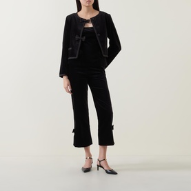 Quincy High-Rise Bow Detail Trousers