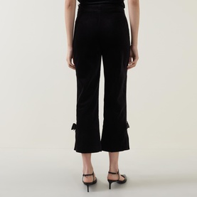 Quincy High-Rise Bow Detail Trousers