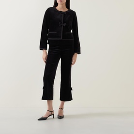 Quincy High-Rise Bow Detail Trousers