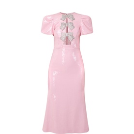 Lydia Sequin Bow Dress