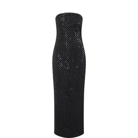 Beaded Tube Fitted Dress