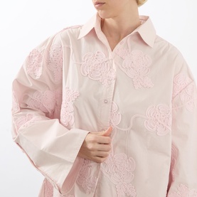 Floral Embroidered Shirt