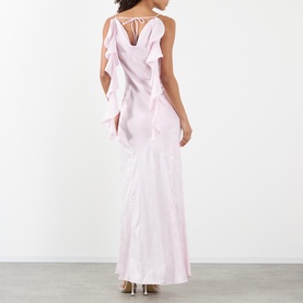 Waterfall Ruffle Gown