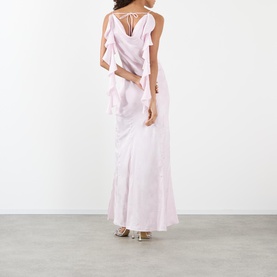 Waterfall Ruffle Gown