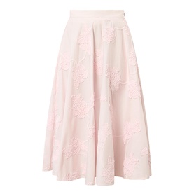Floral Embroidered Skirt