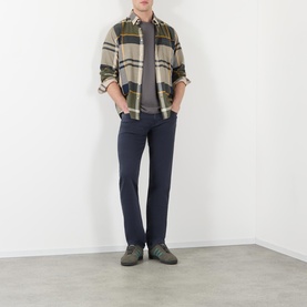 The Straight Mid-Rise Straight Leg Trousers