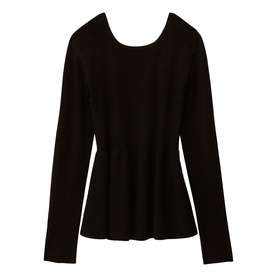 Bonnie Ribbed Peplum Sweater
