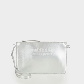 Logo Zipped Clutch