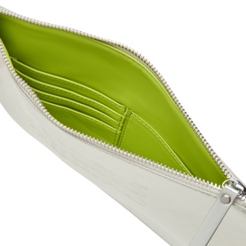 Logo Zipped Clutch