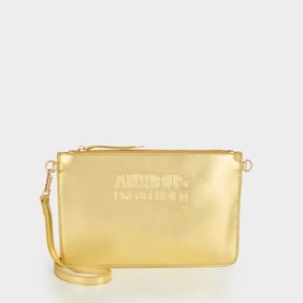 Logo Zipped Clutch