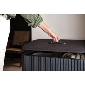 Tota Twin Luxe Easy-Empty Bamboo Laundry Basket 90L