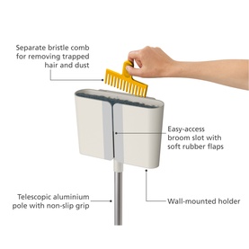 CleanTech Wall-Mounted Broom