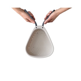 Droplet Compact Colander with Folding Handles