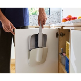 CleanTech Wall-Mounted Dustpan & Brush