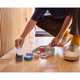 CleanTech Wall-Mounted Dustpan & Brush