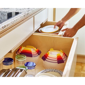 Nest&trade; Lock Round Multi-Size Four-Piece Storage Set