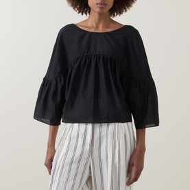 Gathered Yoke Blouse