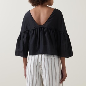 Gathered Yoke Blouse