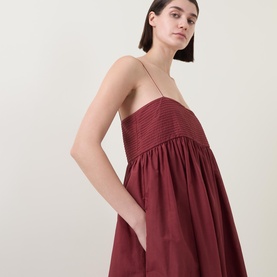 Empire Pintuck Dress