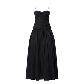 Gathered Drop Waist Dress