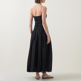 Gathered Drop Waist Dress