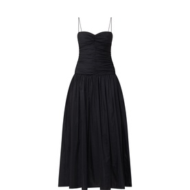 Gathered Drop Waist Dress
