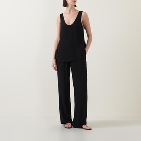 Fluid Straight Leg Trousers