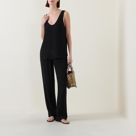 Fluid Straight Leg Trousers