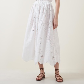 Broderie Scallop Skirt