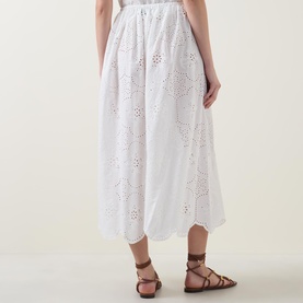 Broderie Scallop Skirt