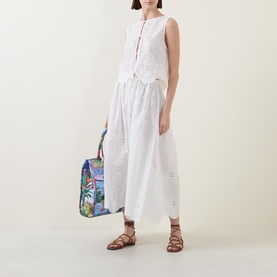 Broderie Scallop Skirt
