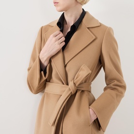 Longrun Belted Wrap Coat