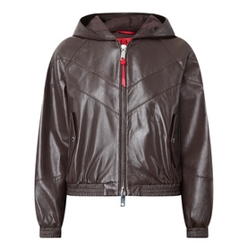 Ricetta Leather Bomber Jacket