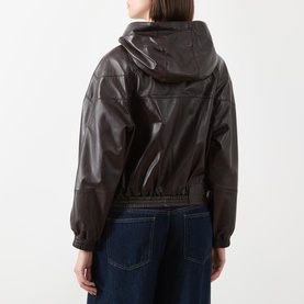 Ricetta Leather Bomber Jacket