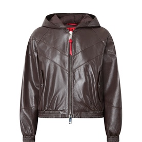 Ricetta Leather Bomber Jacket