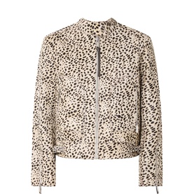 Pinne Spotted Leather Jacket